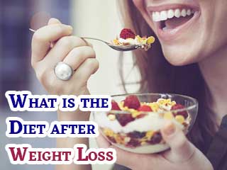 What is the diet after weight loss